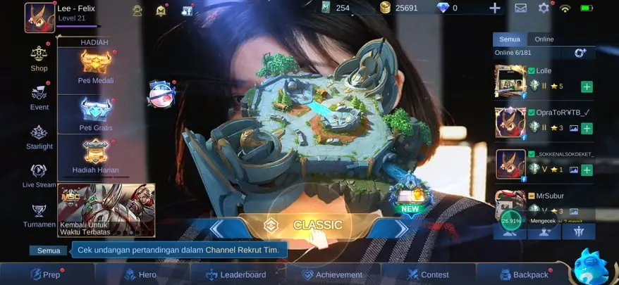 Cara Mengganti Background Mobile Legends Terbaru 2022! Lobby