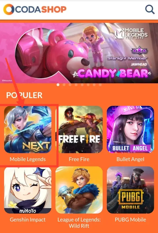 Cara Top Up Ml Terbaru 2022 Codashop