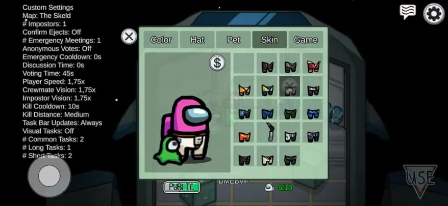 Cheat Among Us Unlock All Skin, Pet & Hats Terbaru 2022! Selesai