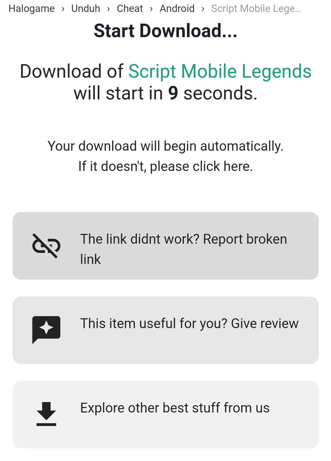 Script Mobile Legends Terbaru 2022 Selesai