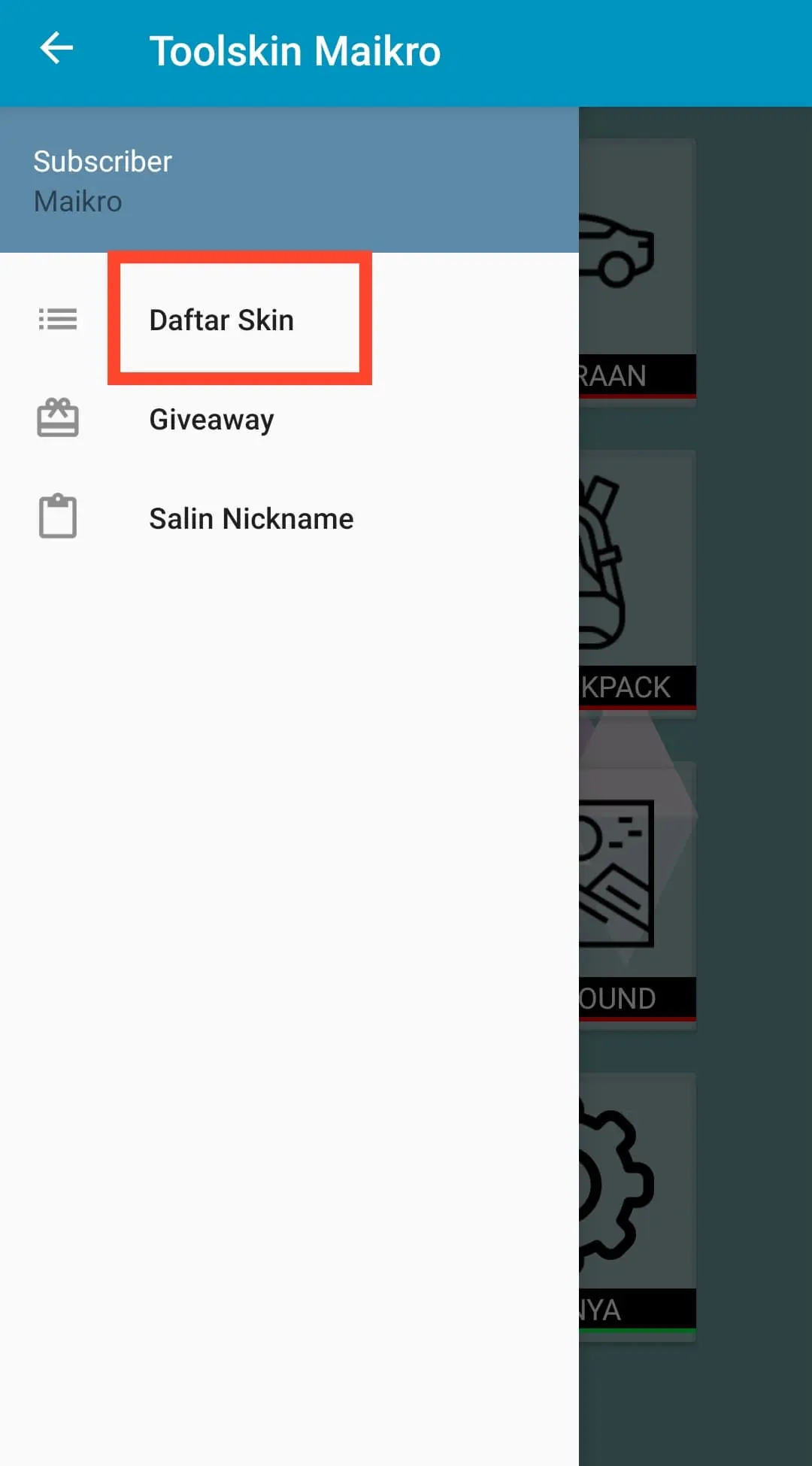 Tool Skin Free Fire Terbaru 2022 Buka Aplikasi