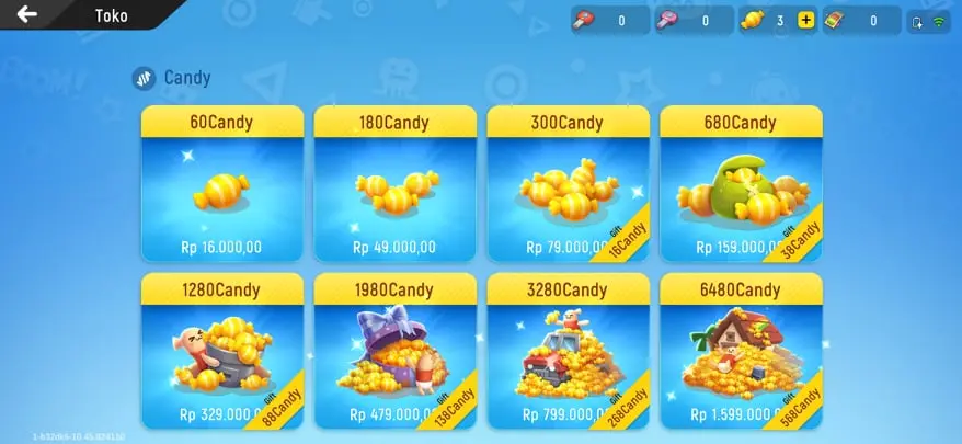 Cara Top Up Candy Sausage Man Terbaru 2022 Nominal