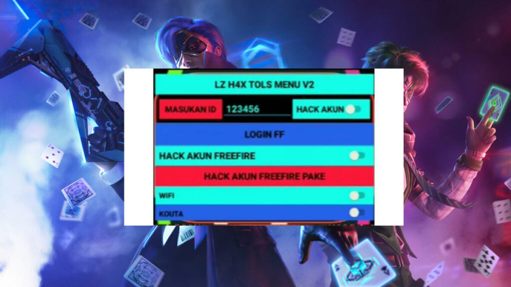 Aplikasi Hack Akun Free Fire Terbaru 2022 Lz Menu
