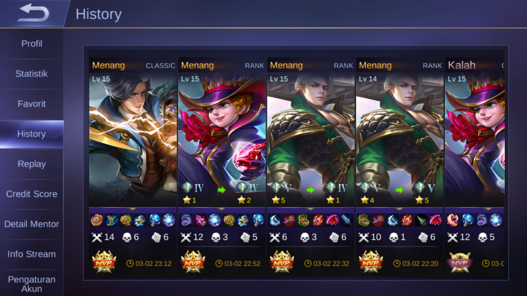 Cara Menyembunyikan Hasil Pertandingan Mobile Legends 