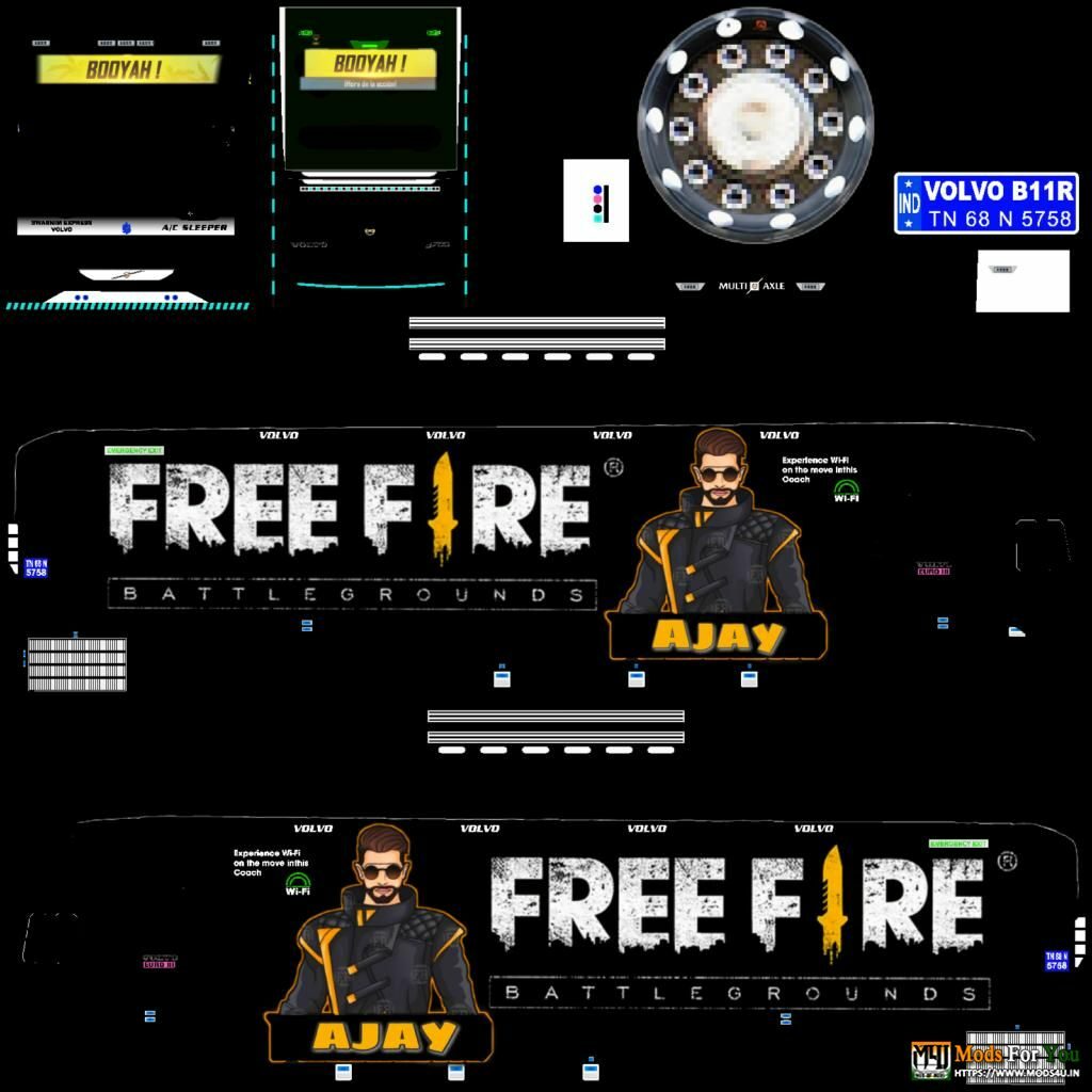 Skin Bus Simulator Free Fire Terbaru 2022! 3 Skin Bus Simulator Free Fire Terbaru 2022!