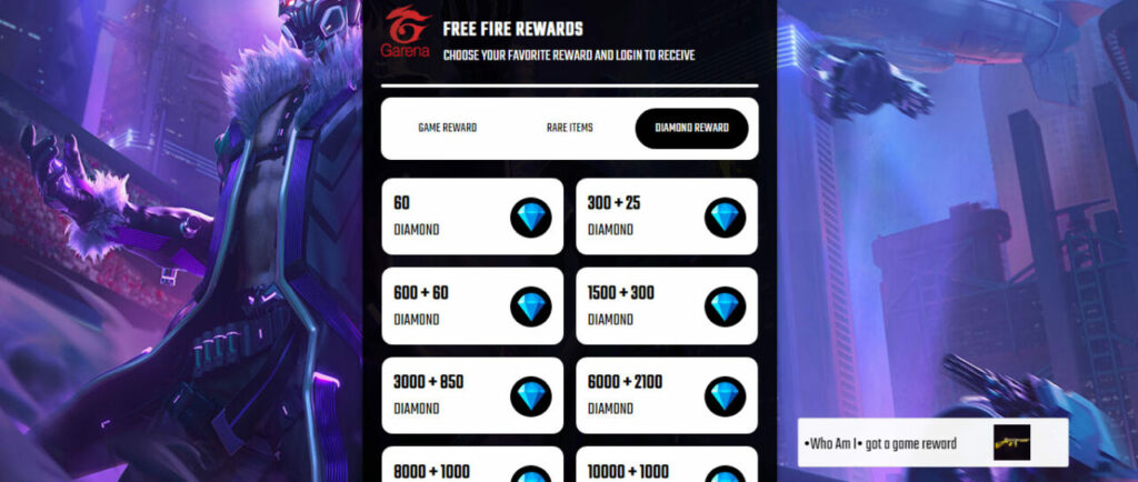 Free Fire Space, Dapatkan Skin Bundle, Diamond Dan Senjata Gratis! Diamond