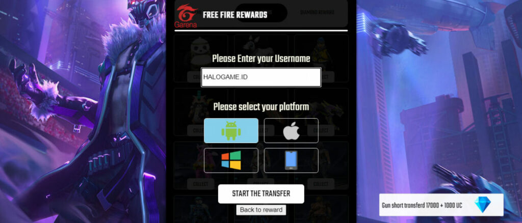 Free Fire Space, Dapatkan Skin Bundle, Diamond Dan Senjata Gratis! Klaim