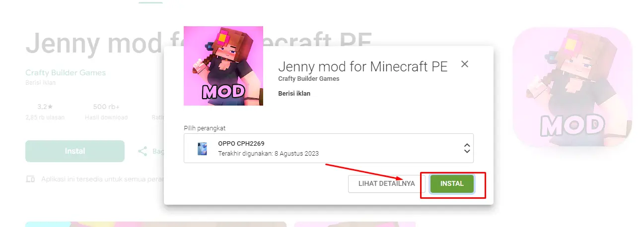 Download Jenny Minecraft MOD APK 2023 (All Unlocked) 9 Download Jenny Minecraft Mod Apk 2023 (all Unlocked) - Install