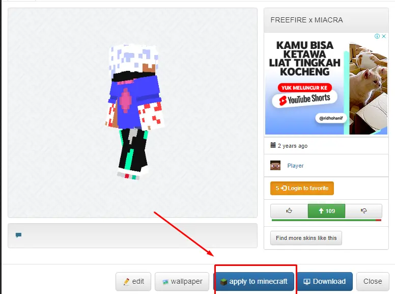 Download Skin Minecraft Free Fire (ff) Terbaru 2023! - Apply To Minecraft