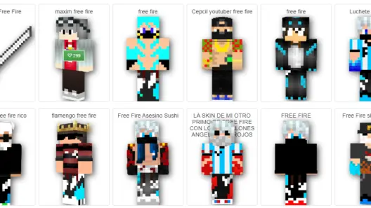 Download Skin Minecraft Free Fire (ff) Terbaru 2023! - Halogame