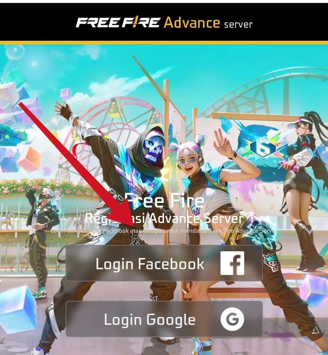 Link Free Fire (ff) Advance Server Terbaru 2023 - Login