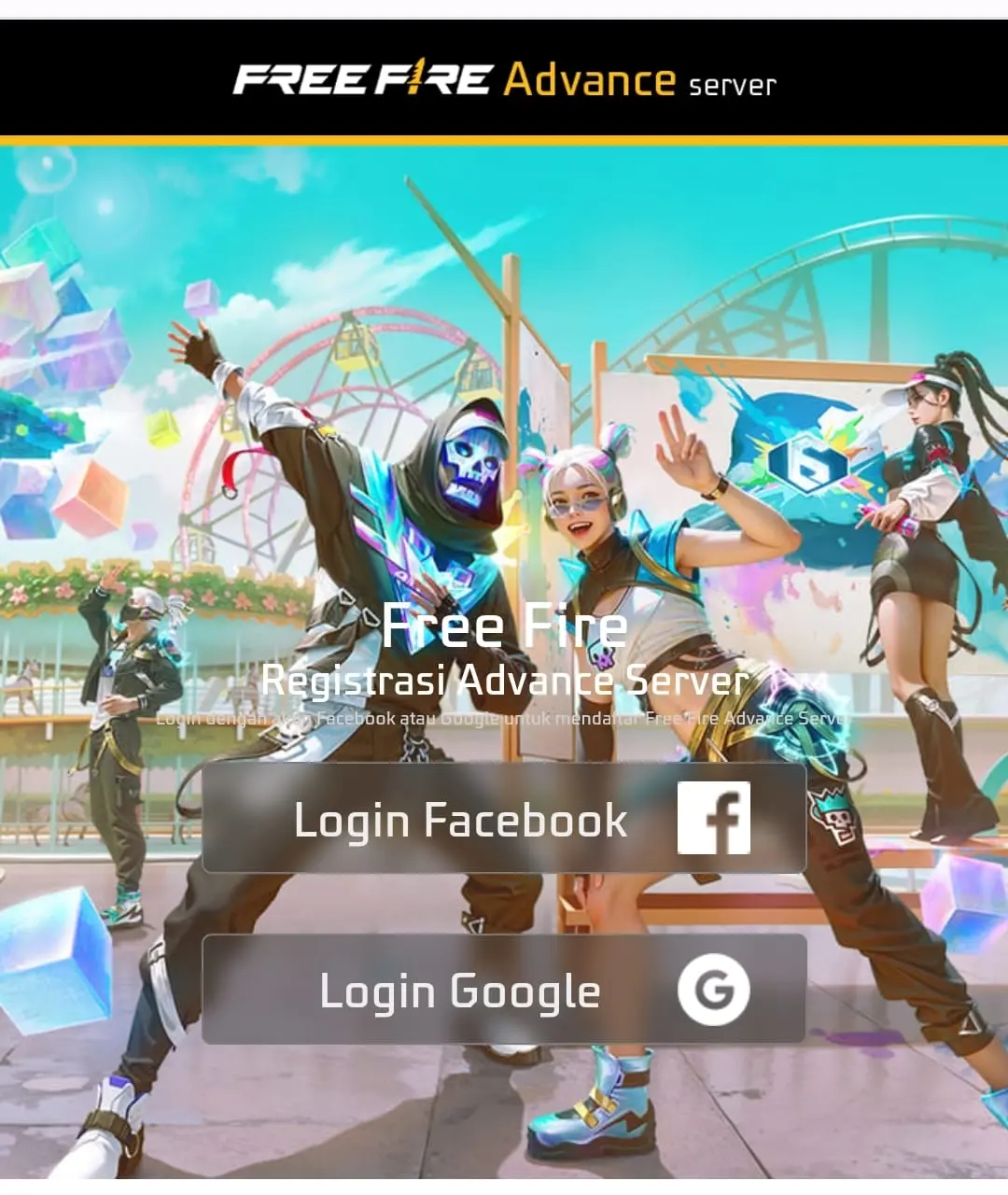Link Free Fire (ff) Advance Server Terbaru 2023 - Website