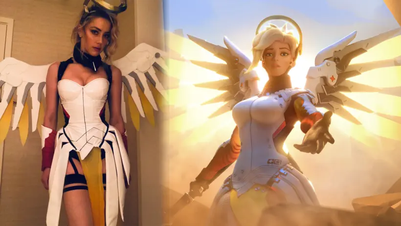 Elon Musk Pernah Minta Amber Heard Cosplay Sebagai Mercy Overwatch Halogame
