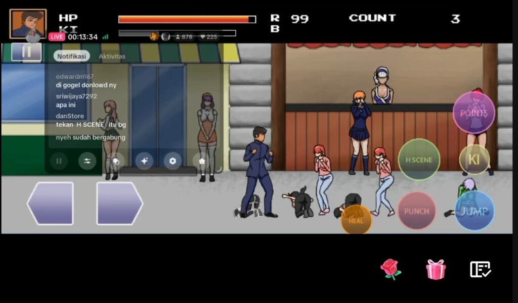 College Brawl Mod Apk 1.4.1 Full Version No Sensor Girl Terbaru 